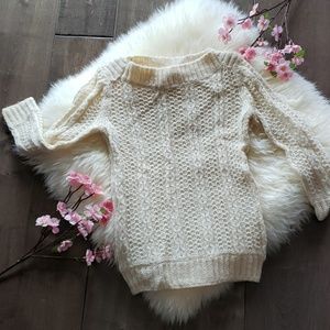 Vintage Style Cable Chain Knit Sweater